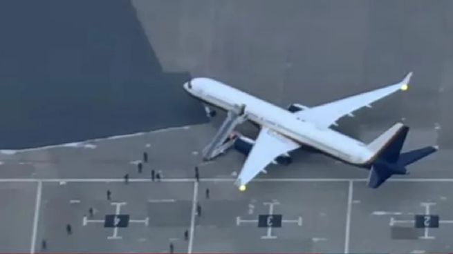 El avión que transportó a Nicolás Maduro aterrizó en el estado de Nueva York.