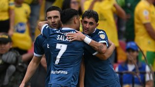 Racing goleó en Colombia y es líder de su grupo en la Libertadores.