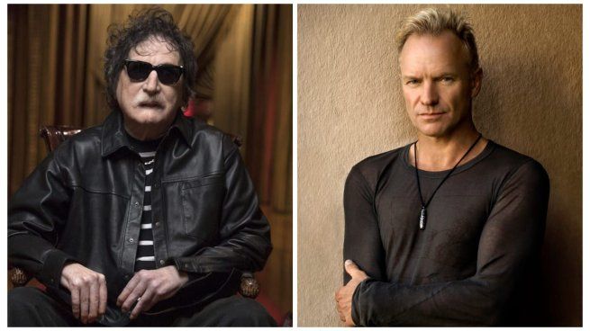 Charly García y Sting se reencontraron en Buenos Aires.