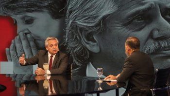 Alberto Fernández en C5N.