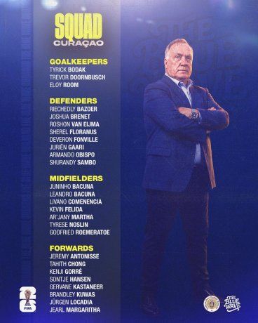 Advocaat fue una de las caras elegidas para presentar la lista definitiva de Curazao. Advocaat fue una de las caras elegidas para presentar la lista definitiva de Curazao.