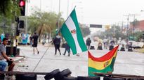 Piquete por el censo en Bolivia.