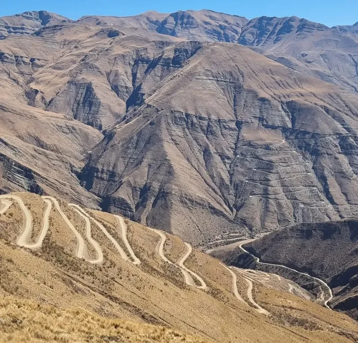 The road to Caspalá is a spectacle in itself.