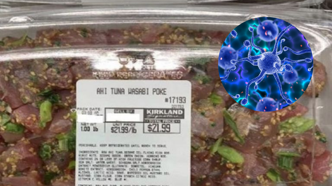 El atún retirado de supermercados Costco.