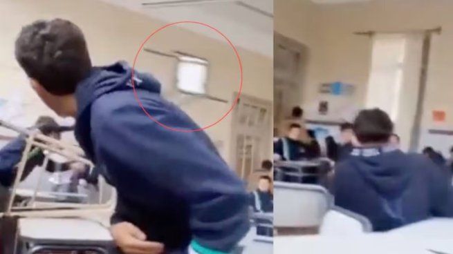 Un alumno golpeó a un docente y lo fracturó.