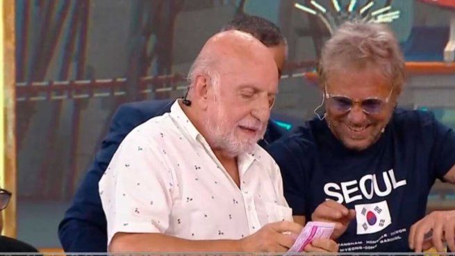 Horacio Pagani y Beto Casella protagonizaron un divertido momento.