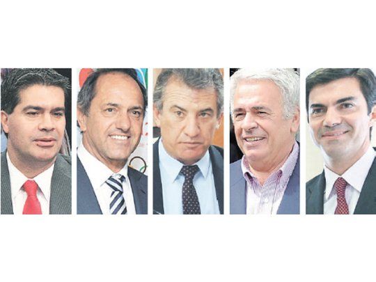 Jorge Capitanich, Daniel Scioli, Sergio Urribarri, José M. de la Sota, Juan M. Urtubey