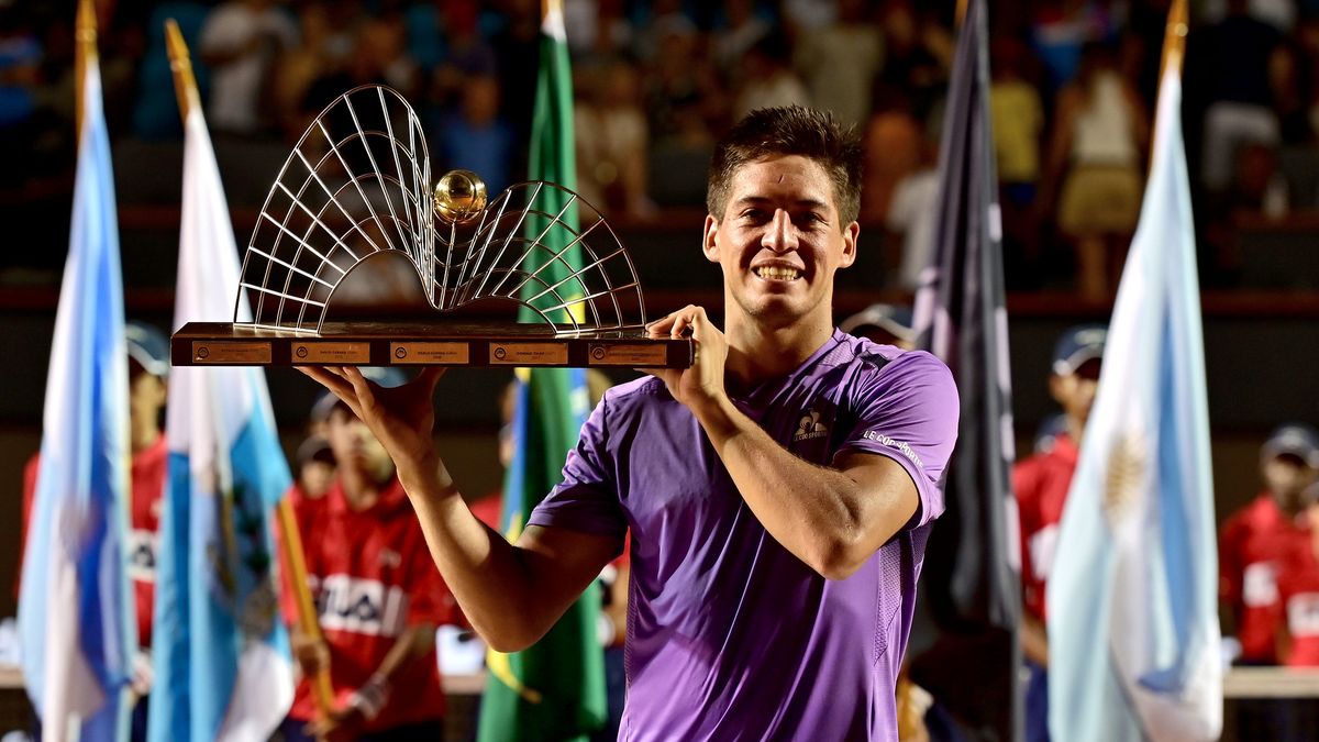 Sebastián Báez won the ATP Rio, the most important title in his career