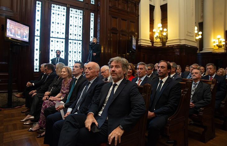 Juan Bautista Mahiques, presente en el acto.