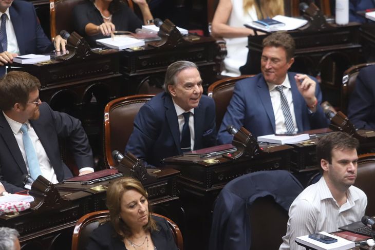 Pichetto en la Cámara de Diputados.