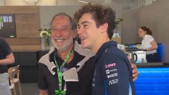 El encuentro menos esperado en la Fórmula 1: Franco Colapinto y Guillermo Francella juntos en Canadá