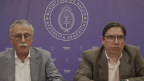 Mario Lugones y Alejandro Álvarez anunciaron el mecanismo para detectar los casos de fraude.&nbsp;