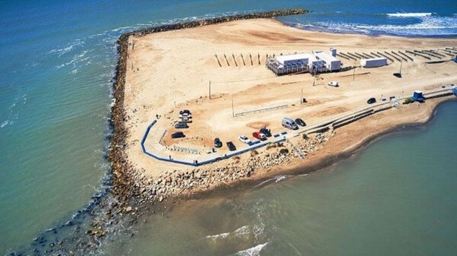 La albufera de la laguna de Mar Chiquita, la zona más afectada por el fenómeno meteorológico.
