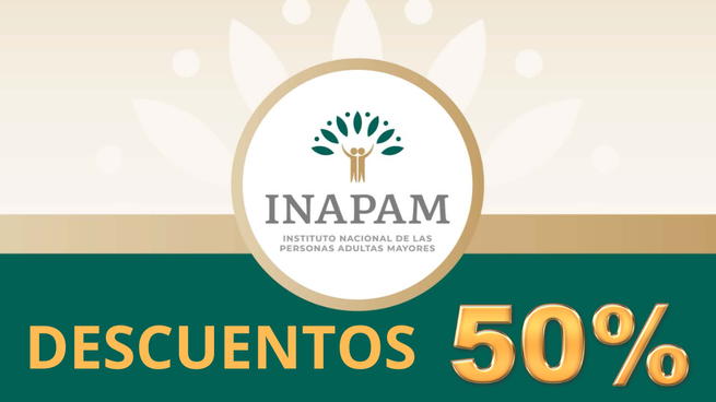 Estos lugares tienen descuento del 50% durante todo diciembre 2025 para los adultos mayores con credencial INAPAM.