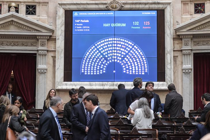 El peronismo falló en su intento de hacer caer la sesión por falta de quorum.