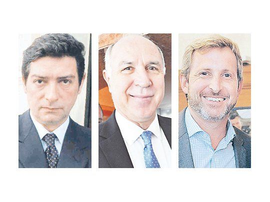 Horacio Rosatti, Ricardo Lorenzetti y Rogelio Frigerio
