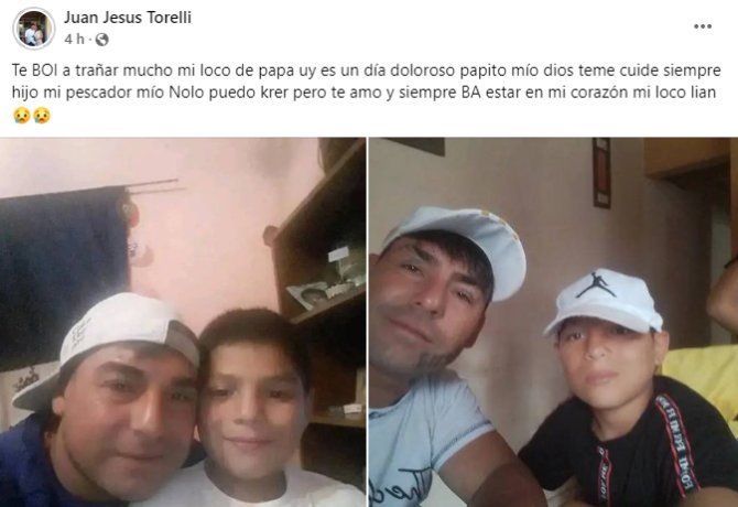 La carta de despedida del papá de Lian a su hijo.