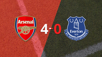 arsenal le paso por encima a everton con doblete de gabriel martinelli