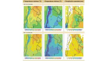 Bajas temperaturas para próximos días