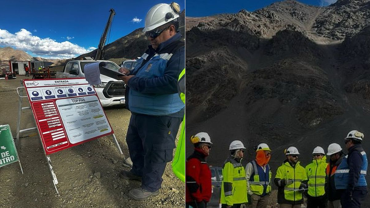 El yacimiento se encuentra en el departamento Calingasta, a 159 km de la localidad de Barreal y a 363 km de la ciudad de San Juan. El yacimiento se encuentra en el departamento Calingasta, a 159 km de la localidad de Barreal y a 363 km de la ciudad de San Juan.