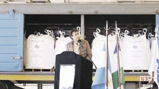 hito. Fabián De Sousa, accionista del Grupo Indalo, remarcó que Alpat vuelve a su nivel de producción original.