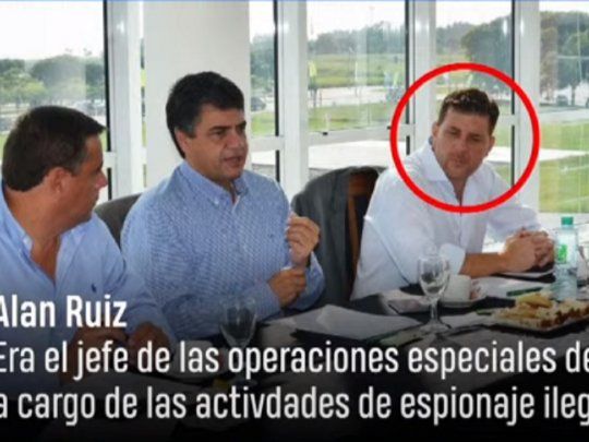 Leandro Emsani, abogado de Alan Ruiz, aseguró que su cliente no realizó tareas de espionaje.