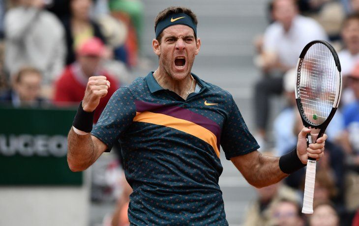 Del Potro y una prueba de carácter para seguir adelante en Roland Garros