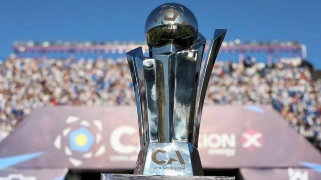 El nuevo trofeo de la Copa Argentina