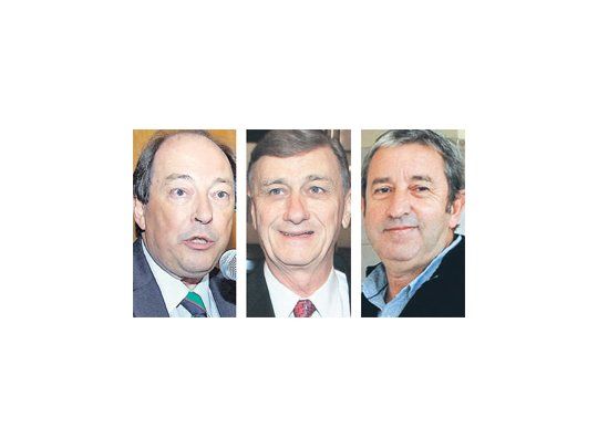 Ernesto Sanz, Hermes Binner, Julio Cobos