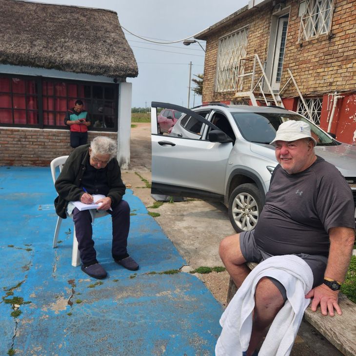 José Mujica y Sergio Varela. José Mujica y Sergio Varela.