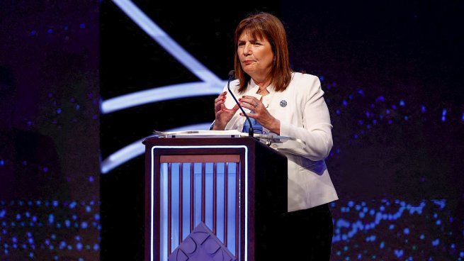 Patricia Bullrich brindó su exposición sobre derechos humanos en el primer debate presidencial.&nbsp;