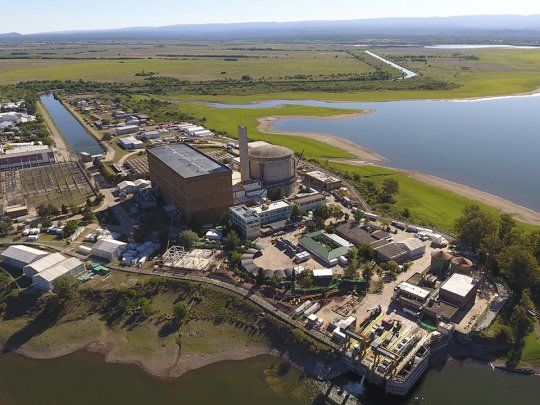La Central Nuclear Embalse.