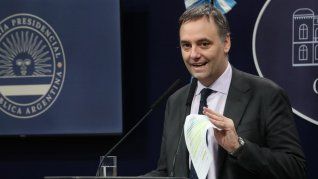 Manuel Adorni, portavoz presidencial.
