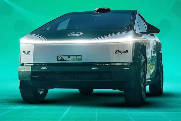 The electric pickup manufactured by Elon Musk's company crossed the borders of the United States to join the ranks of the Dubai police. The electric pickup manufactured by Elon Musk's company crossed the borders of the United States to join the ranks of the Dubai police.