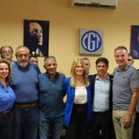 La conducción de la CGT mantuvo un encuentro con el gobernador bonaerense Axel Kicillof y miembros de su gabinete. La conducción de la CGT mantuvo un encuentro con el gobernador bonaerense Axel Kicillof y miembros de su gabinete.