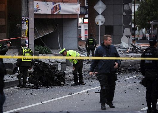 La explosión se produjo por un coche bomba