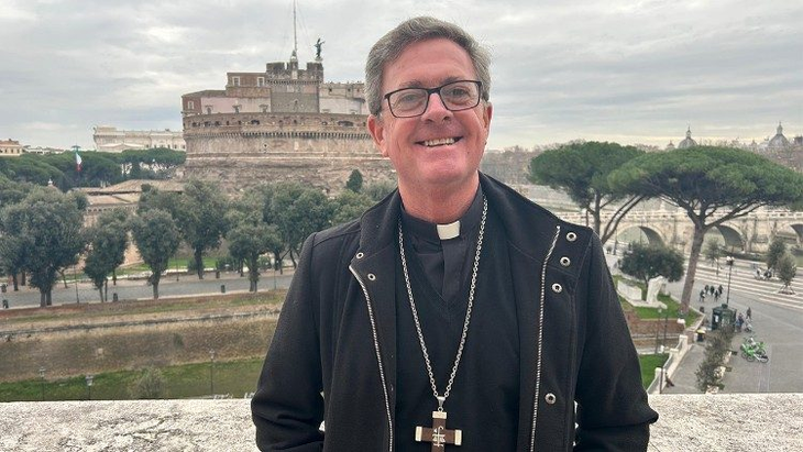 García Cuerva en el Vaticano, tras visitar a León XIV García Cuerva en el Vaticano, tras visitar a León XIV
