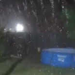 El sitio Tiempo AMBA compartió un video de Junín en la que se ve cómo era la actividad desde la noche del jueves.  El sitio Tiempo AMBA compartió un video de Junín en la que se ve cómo era la actividad desde la noche del jueves.