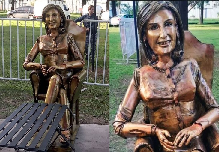 Legrand afirmó que nunca conoció personalmente al escultor ni supo que preparaban la estatua. Legrand afirmó que nunca conoció personalmente al escultor ni supo que preparaban la estatua.