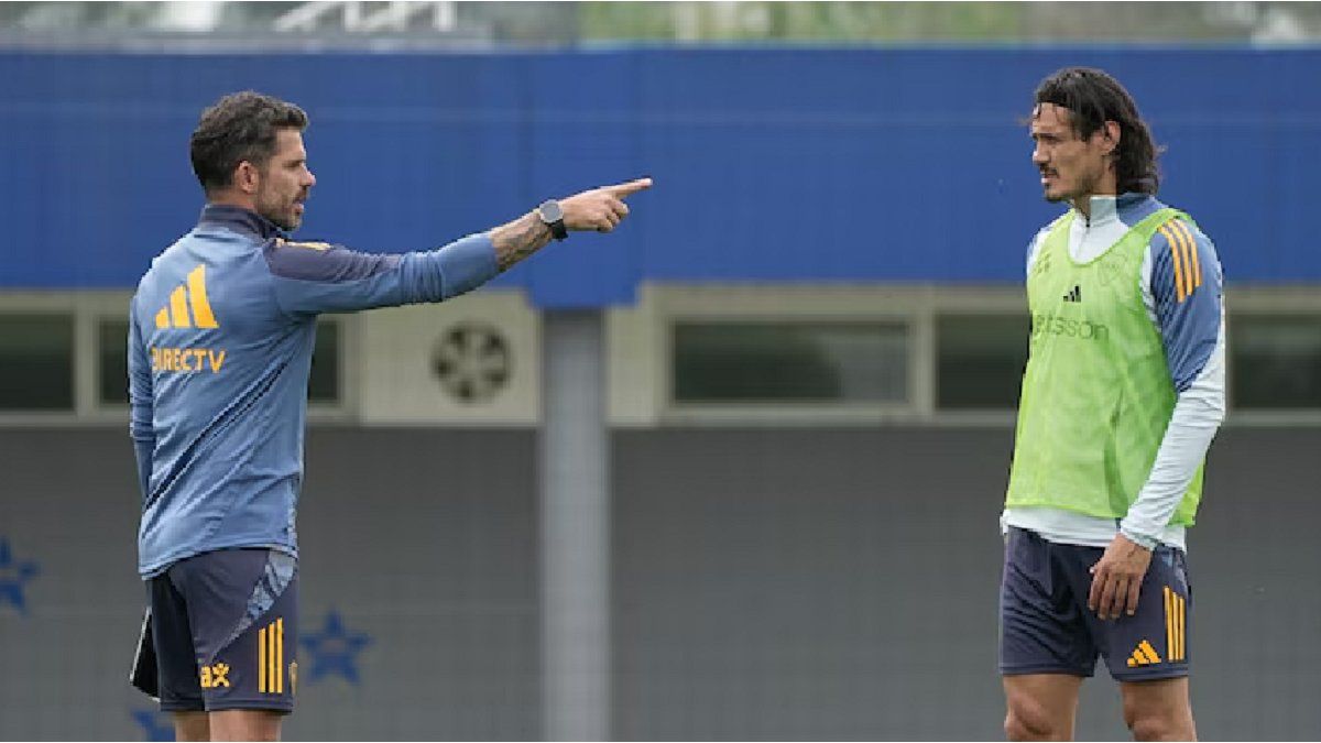 Boca: Cavani returned to train and a rotation is coming against Aldosivi thinking about Alianza Lima