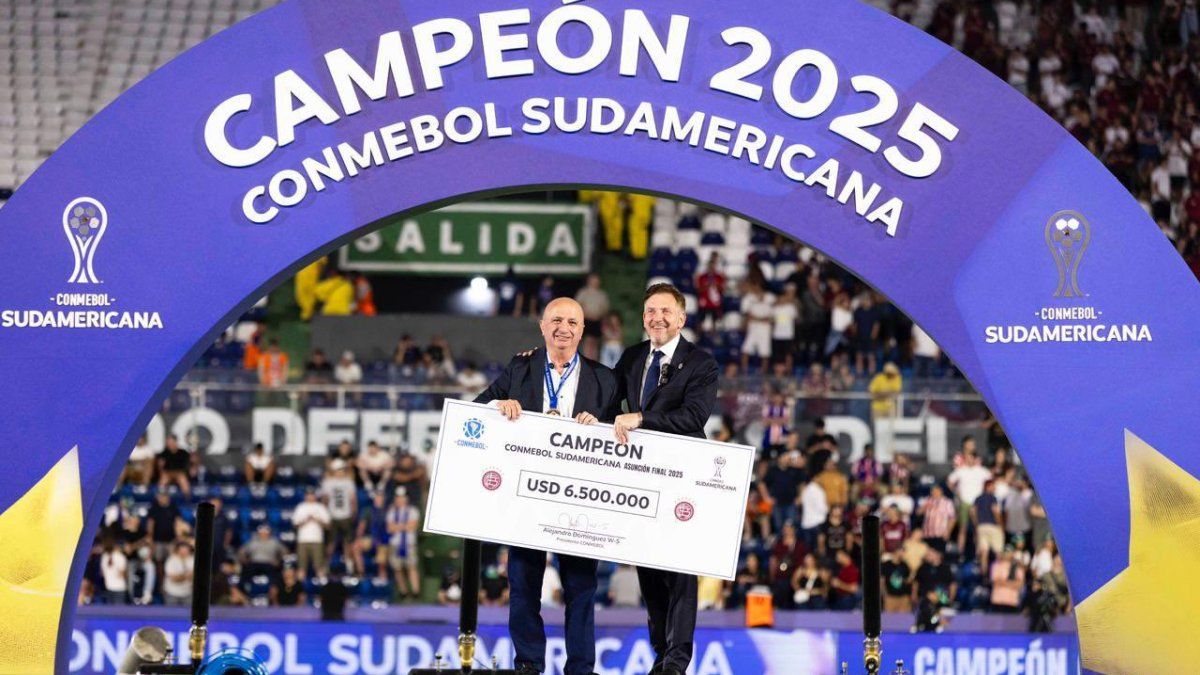 Conmebol mostró el fuerte crecimiento económico de la Sudamericana: los premios subieron 426%