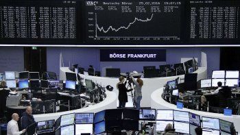 los motivos de la abrupta caida de acciones en los mercados de europa