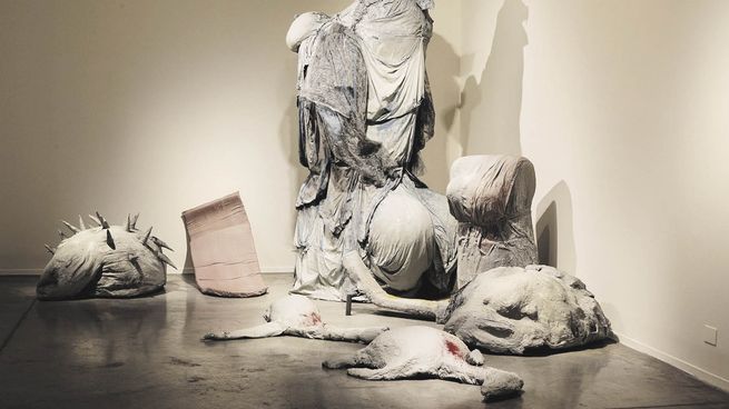 Torres Kosiba. Un detalle de su exposición “Bravaria” en el Moderno.