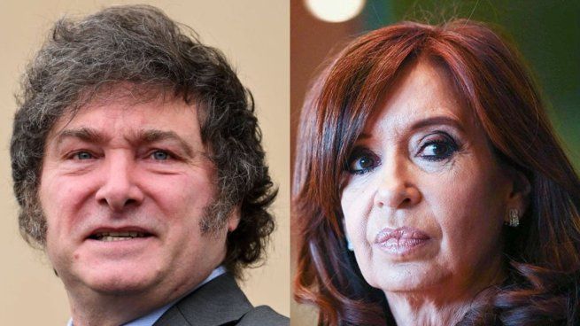Javier Milei apuntó contra Cristina Kirchner por el sistema previsional.