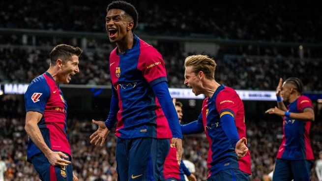 Barcelona festejó un goleada importante ante el Real Madrid.