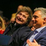 Karina Milei, Javier Milei, Sebastián Pareja y Patricia Bullrich durante el Congreso de La Libertad Avanza en Provincia de Buenos Aires. Karina Milei, Javier Milei, Sebastián Pareja y Patricia Bullrich durante el Congreso de La Libertad Avanza en Provincia de Buenos Aires.