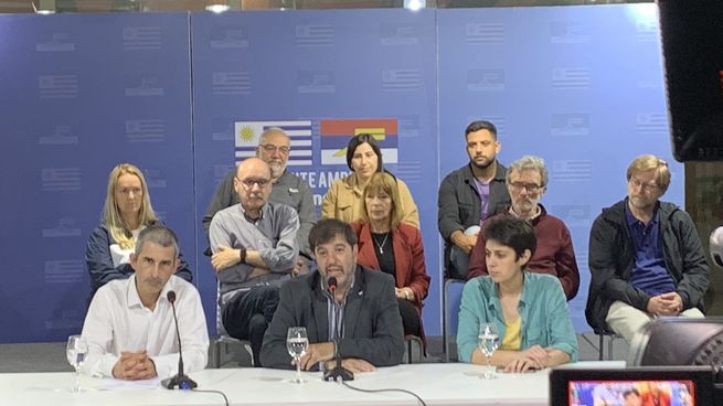Las autoridades del Frente Amplio. (Foto: Frente Amplio)