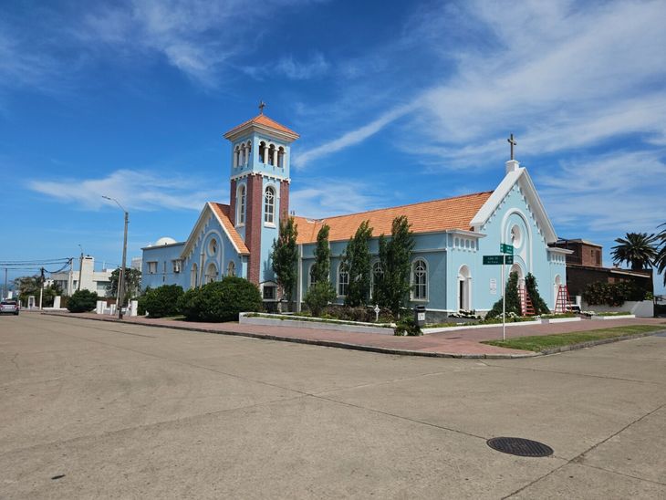 La pareja se casó en la parroquia Nuestra Señora de la Candelaria.