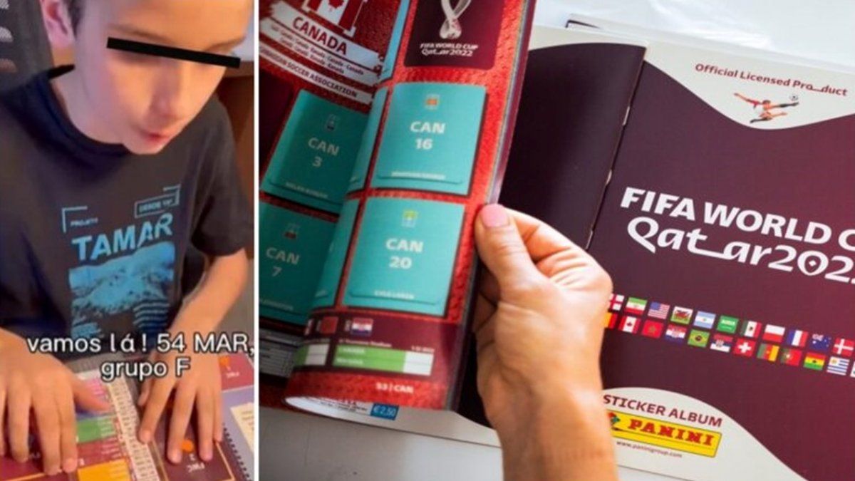 Sebastián, el niño ciego que adaptó el álbum de Qatar al sistema Braille