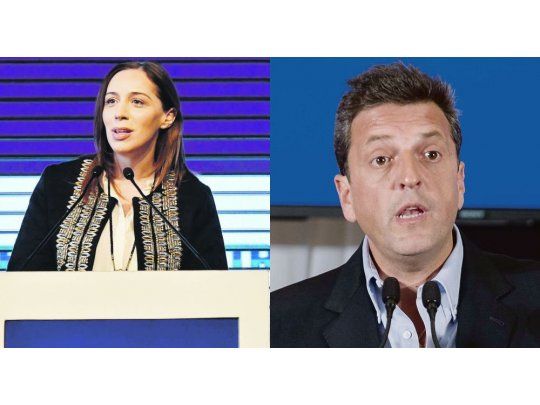 María Eugenia Vidal y Sergio Massa